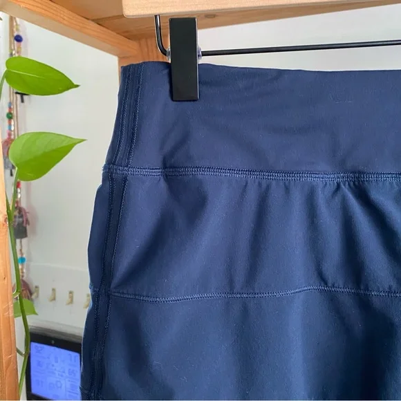 Lululemon True Navy Blue Pace Rival Mid Rise Skirt Skort 8 - Picture 8 of 15